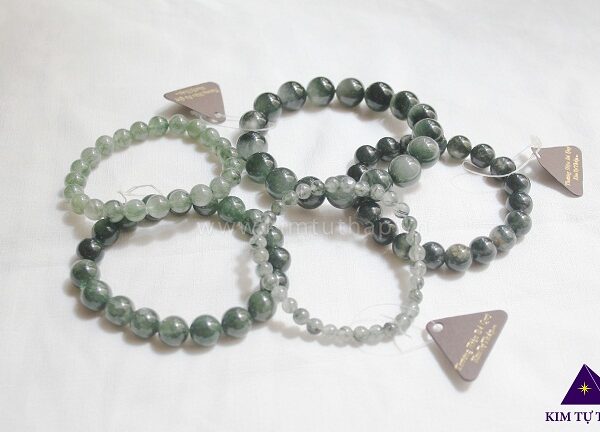 Chuỗi Hạt Thạch Anh Tóc Xanh