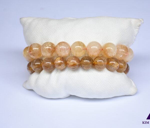 Chuỗi Hạt Đá Thạch Anh Tóc Vàng