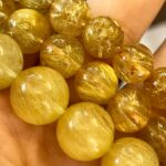 Vòng Đá Thạch Anh Tóc Vàng hợp Mệnh Thổ - Mệnh Kim - Ảnh 3