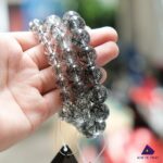 Vòng Đá Thạch Anh Tóc Đen hợp Mệnh Thủy - Mệnh Mộc - Ảnh 4