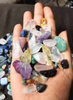 Thạch Anh Vụn Bóng loại xịn có Tím, Vàng trải nền nhà - Ảnh 4