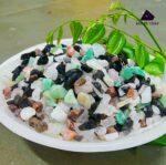 đá thạch anh vụn ngũ sắc