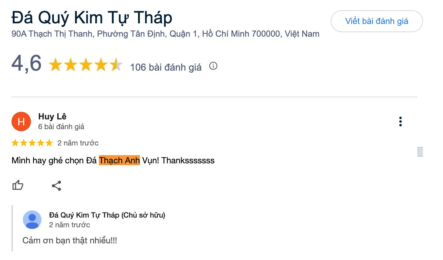 Review Đá Thạch Anh Vụn