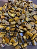 Đá Vụn Thạch Anh Mắt Hổ Vàng đánh bóng - dải Nền Móng nhà - Ảnh 4