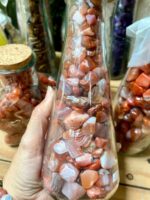 Chai Đá Mã Não Đỏ may mắn - Ảnh 4