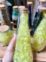 Chai Đá Thạch Anh Vàng Vụn cao cấp để bàn - Ảnh 3