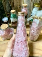 Chai Đá Thạch Anh Vụn Hồng cho mệnh Hỏa, Thổ công dụng tuyệt vời - Ảnh 5