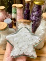 Chai Đá Thạch Anh Vụn Trắng trong - Ảnh 4