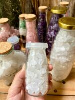 Chai Đá Thạch Anh Vụn Trắng trong - Ảnh 2