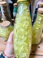 Chai Đá Thạch Anh Vàng Vụn cao cấp để bàn - Ảnh 4