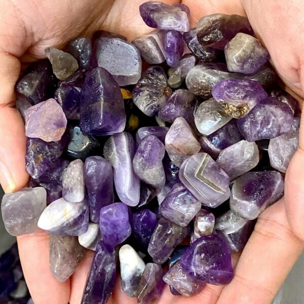 Đá Thạch Anh Vụn Tím đánh bóng cao cấp