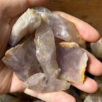 Tinh Thể Thạch Anh Tím thô vụn - rải nền nhà