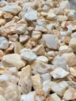 Đá Thạch Anh Vụn 1x2 Trắng rải nền nhà giá rẻ - Ảnh 2