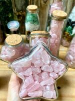 Chai Đá Thạch Anh Vụn Hồng cho mệnh Hỏa, Thổ công dụng tuyệt vời - Ảnh 2