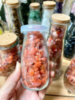 Chai Đá Mã Não Đỏ may mắn - Ảnh 3