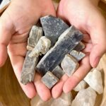 Đá Mã Não đen vụn rải nền nhà - Ảnh 2