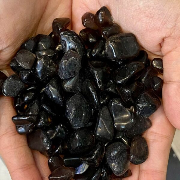 Thạch Anh Khói Đen Vụn đánh bóng năng lượng cao