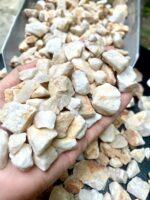 Đá Thạch Anh Vụn 1x2 Trắng rải nền nhà giá rẻ