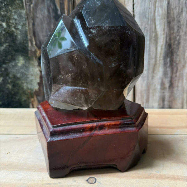 Tinh Thể Thạch Anh Khói anh em Đen đậm