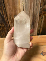 Tinh Thể Thạch Anh Trắng Trong đánh bóng có Fantom (ở HCM)