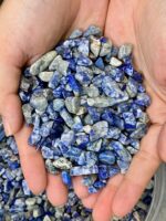 Đá Lapiz xanh dương vụn đánh bóng mệnh Thủy, Mộc