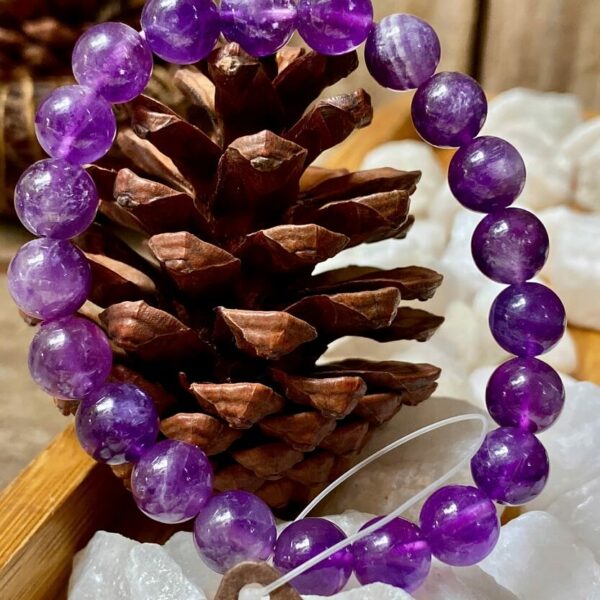 Vòng Đá Thạch Anh Tím 9 li