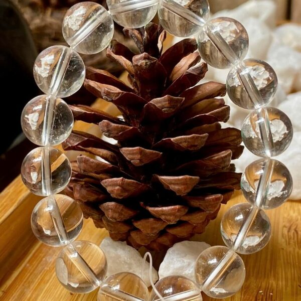 Vòng Đá Thạch Anh Trắng 12 Ly