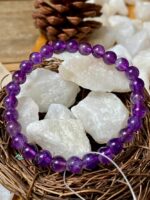 Vòng Đá Thạch Anh Tím 5 ly